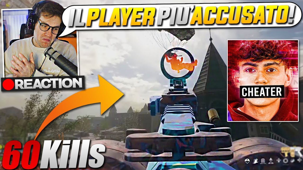 REAGISCO al PLAYER PIÙ ACCUSATO di WARZONE 3! Ha una MIRA PERFETTA! [REACTION MIGLIORE al MONDO]