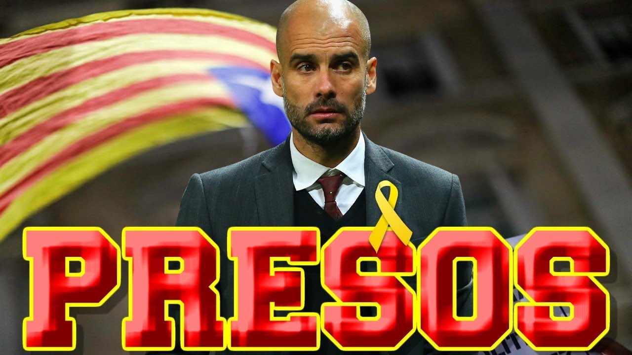PEP GUARDIOLA DESAFÍA A ESPAÑA Y CALIFICA A LOS INDEPENDENTISTAS DE CATALUÑA COMO PRESOS POLÍTICOS