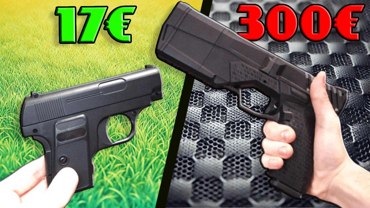 ¡Pistolas de Airsoft Baratas vs Caras!
