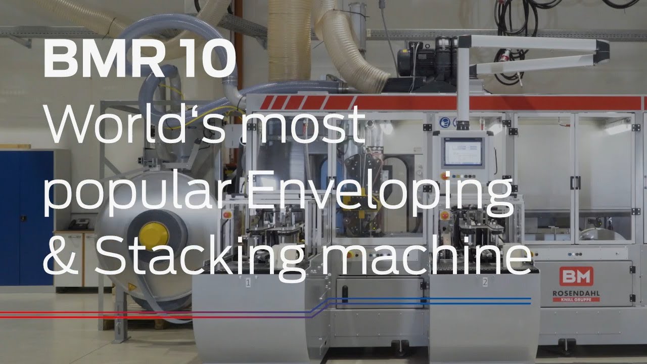BMR 10 - Enveloping & Stacking machine