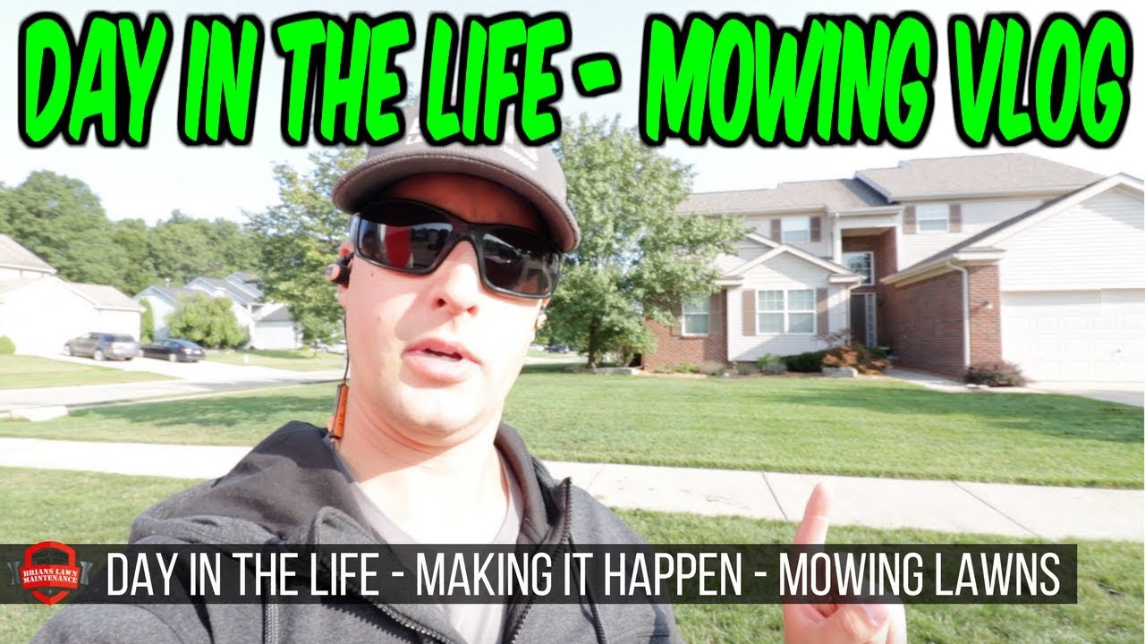Lawn Care Day In The Life | Mowing Grass And Cutting Lawns | Lawn Care Vlog Series