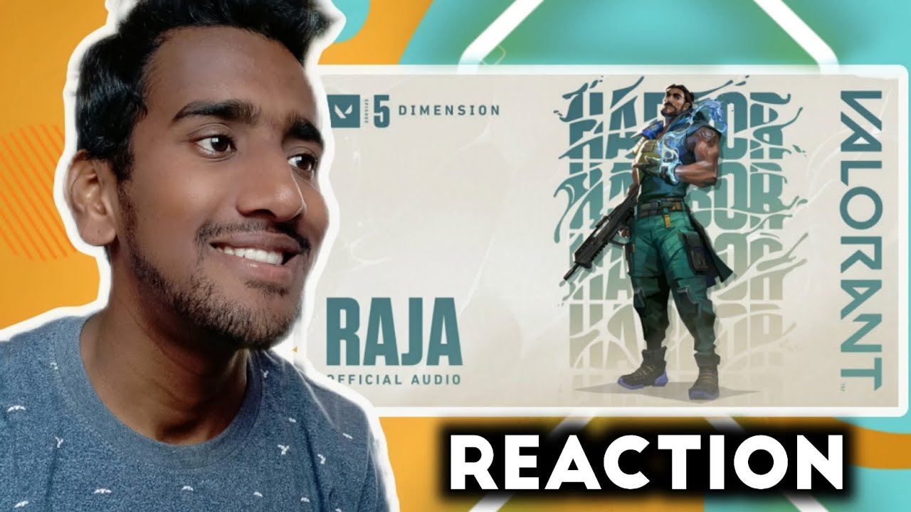 RAJA OFFICIAL AUDIO REACTION  : ft TEINAS,MANGAL SUVARNAN AND VALORANT