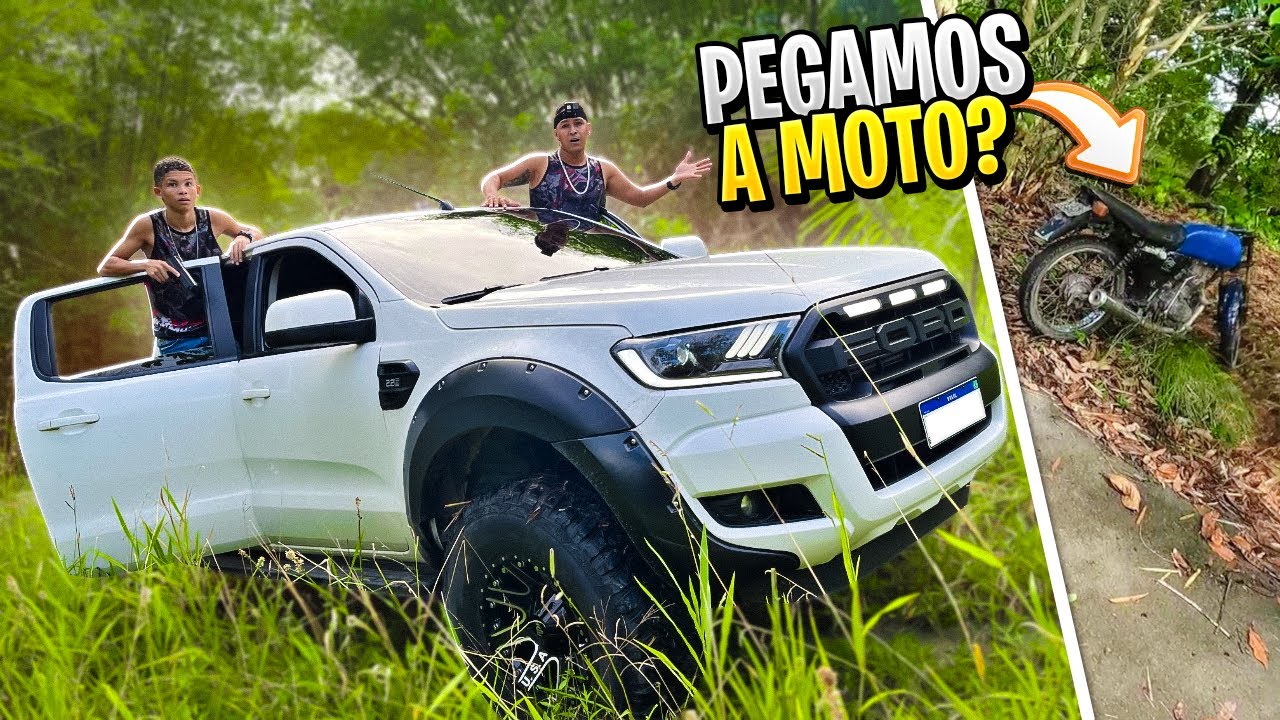 ACHEI UMA MOTO ABANDONADA NA INVASÃO