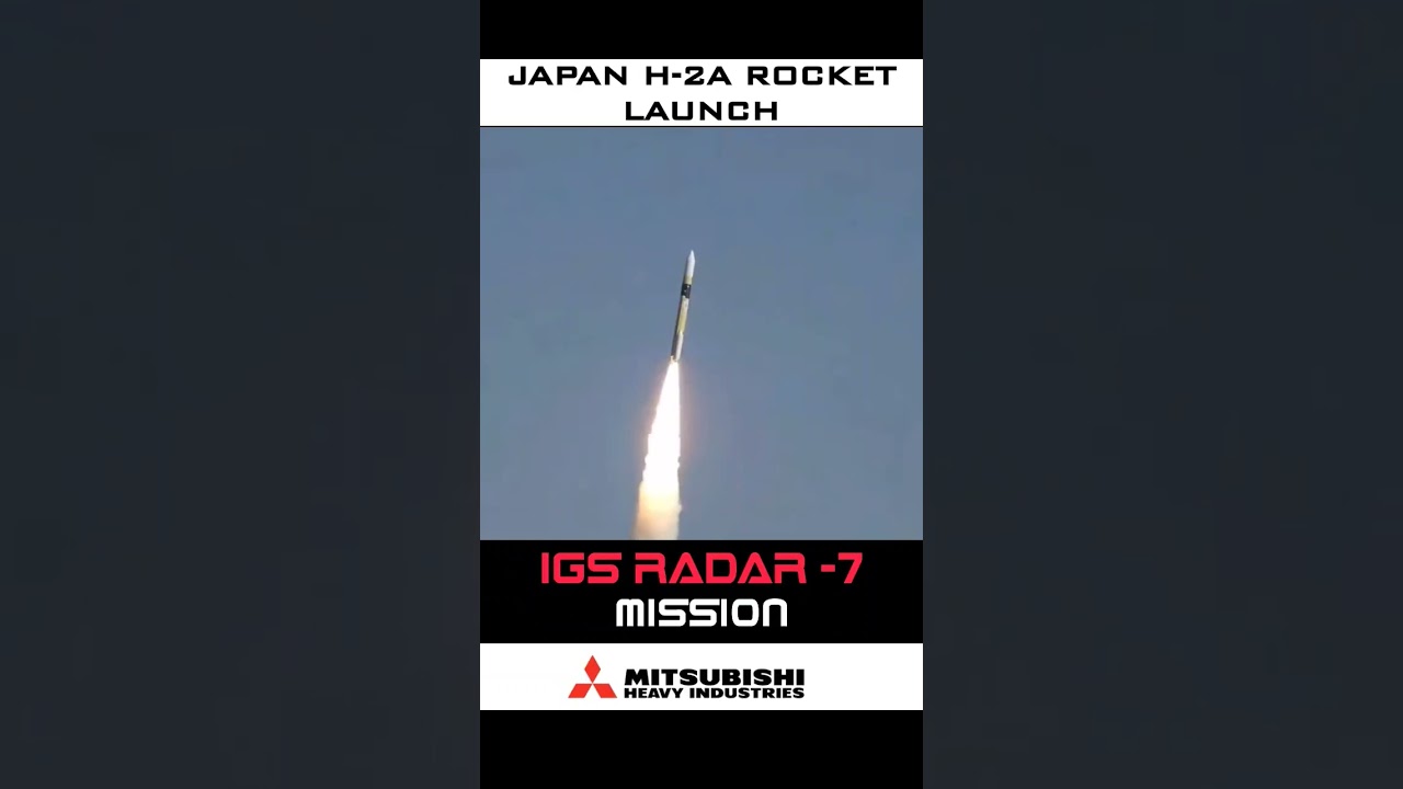 JAXA H2-A Rocket Launched #Japanese Reconnaissance satellite 📡 IGS RADAR-7 #TestSpaceflight
