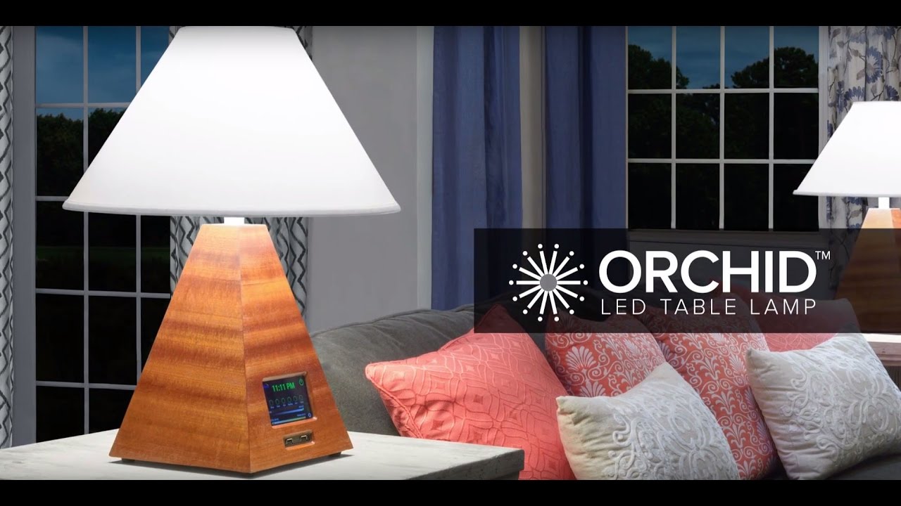 Orchid LED Table Lamp by Purillume