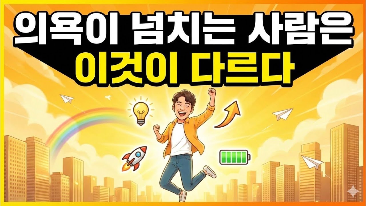 의욕이 넘치는 사람은 이것이 다르다/5 가지 의욕을 높이는 방법