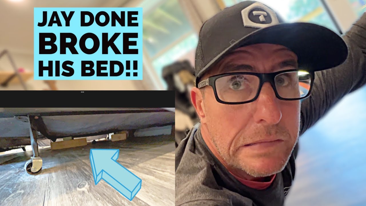 Jay’s BIG BOY bed!! Custom platform bed w/ storage