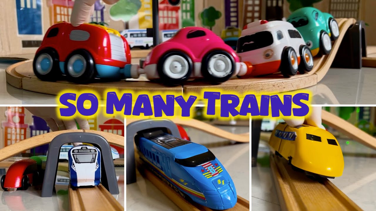 So Many Trains on Tracks! Tunnel Playtime for Kids 🚆