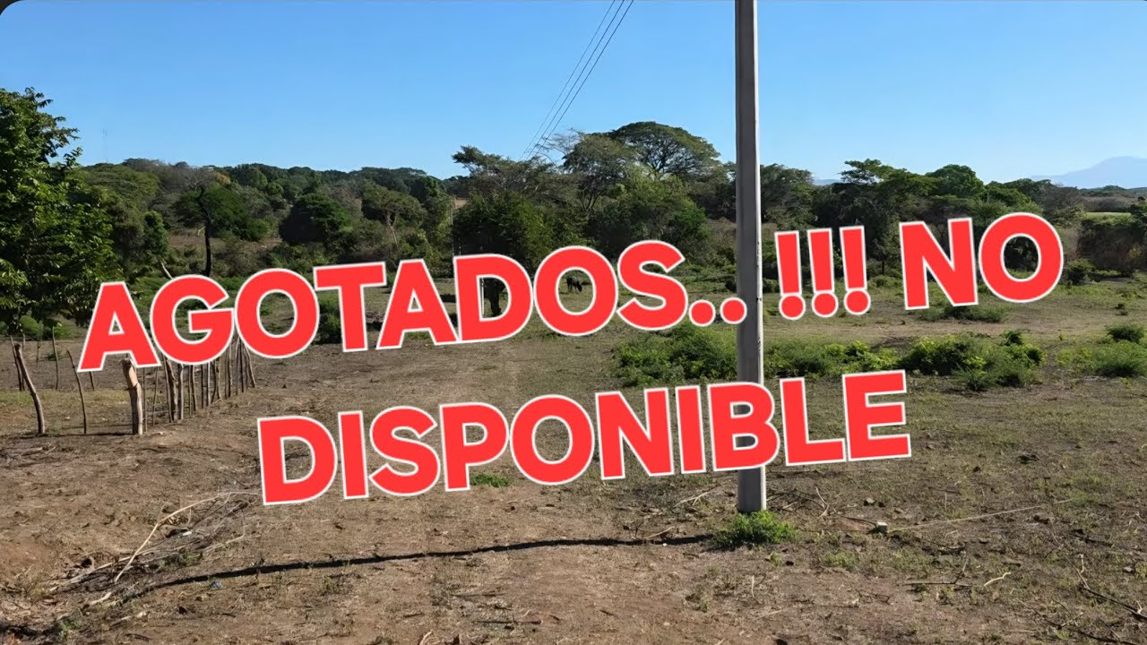 AGOTADOS NO DISPONIBLE ..!!!PARA ADQUIRIR  LOTES  EN ZACATECOLUCA   CUOTAS  DESDE $135 MENSUAL