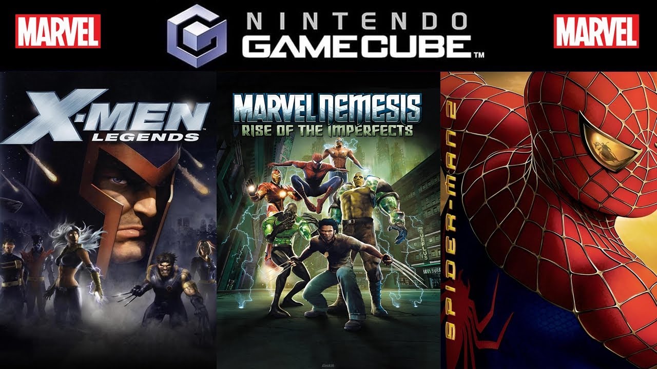 Все игры про супергероев Marvel на Nintendo Gamecube