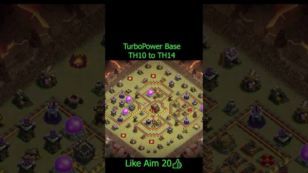 new best war base th10 to th14 anti 1 star clash of clans #cocshorts #shorts
