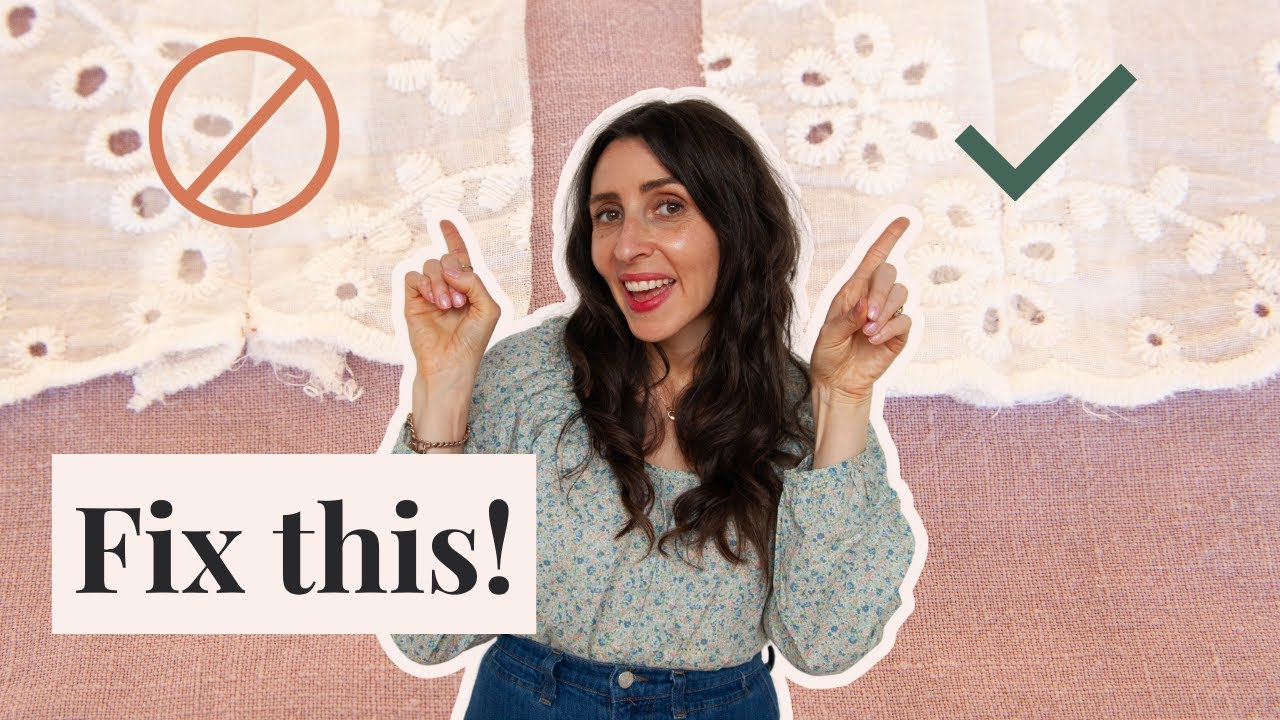 EASY Tricks For Sewing With Eyelet | Fix These Mistakes | Fabric Guide