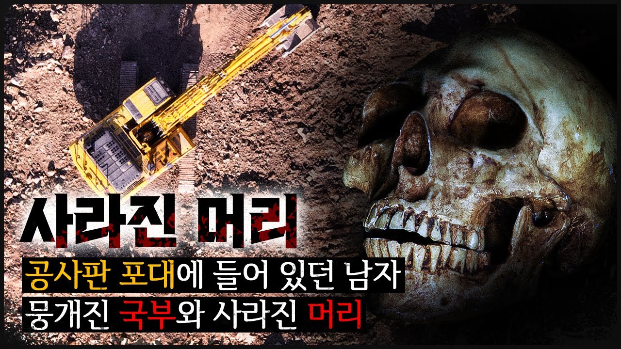 공사장 포대 안에 들어 있던 