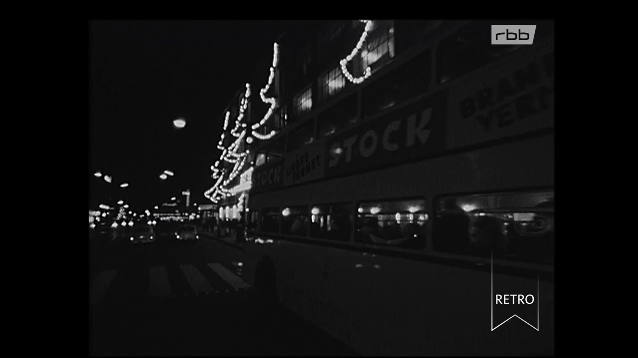 rbb Retro &ndash; Berliner Abendschau: Berliner Stra&szlig;en heute - Brunnenstra&szlig;e 18.02.1964 ∙