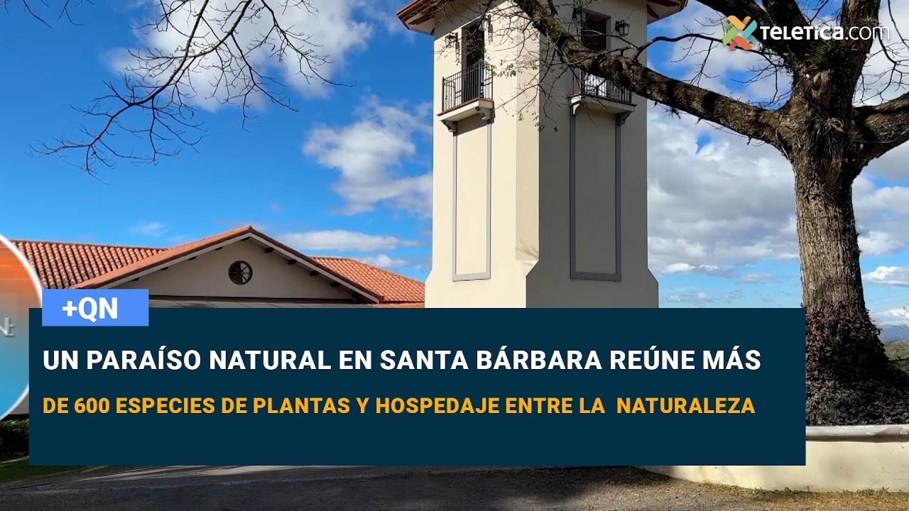 Un paraíso natural en Santa Bárbara reúne más de 600 especies de plantas