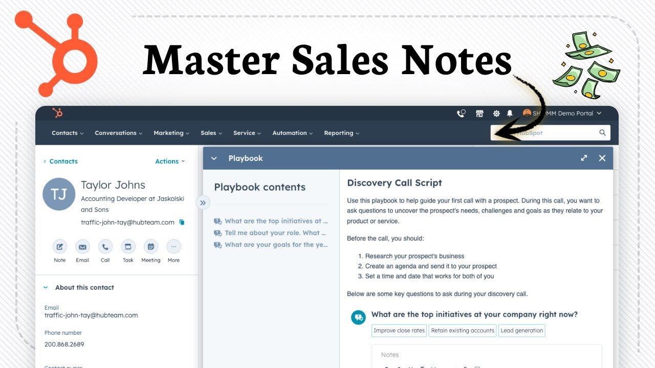 How To Use HubSpot Playbooks (Simple Sales Steps)