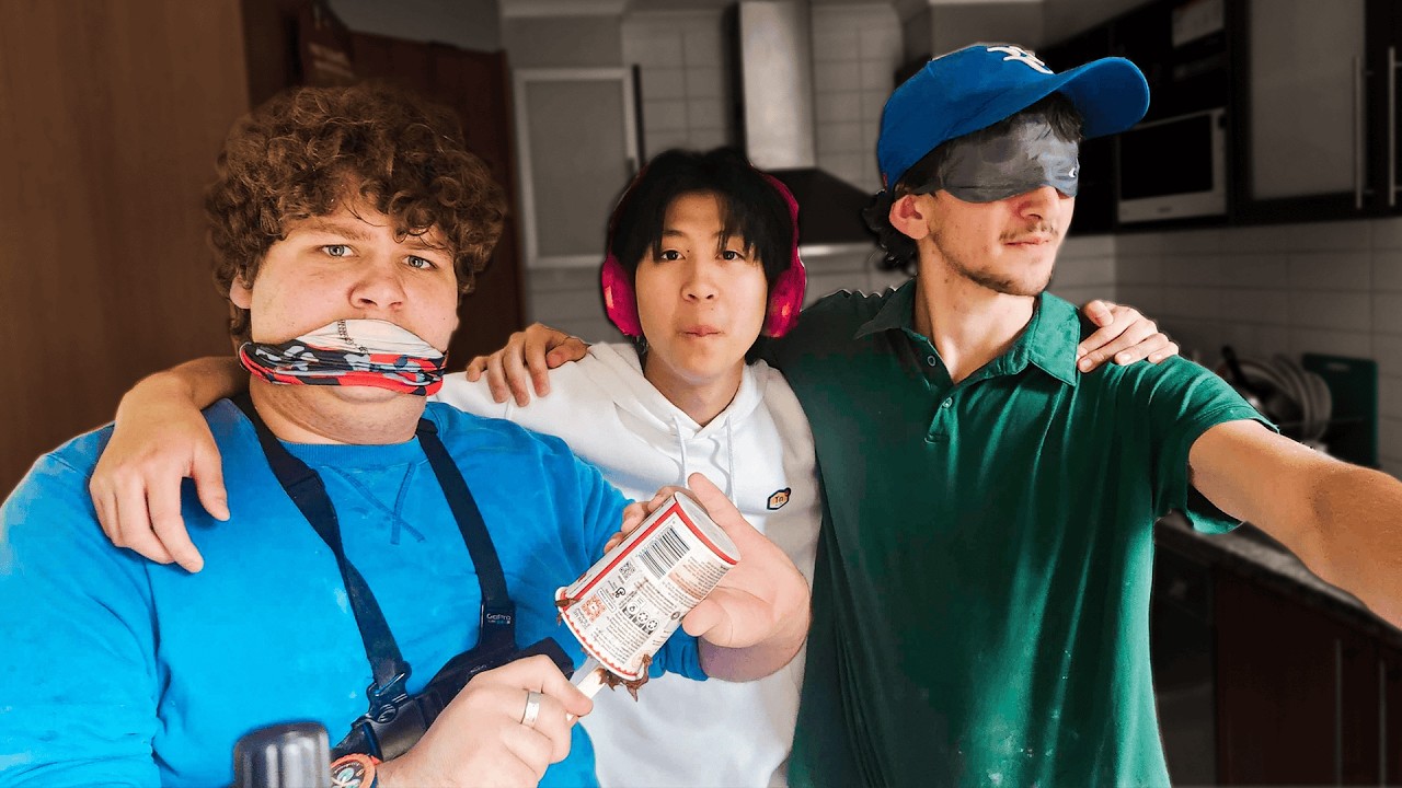 3 Idiots Try BLIND, DEAF, MUTE Baking