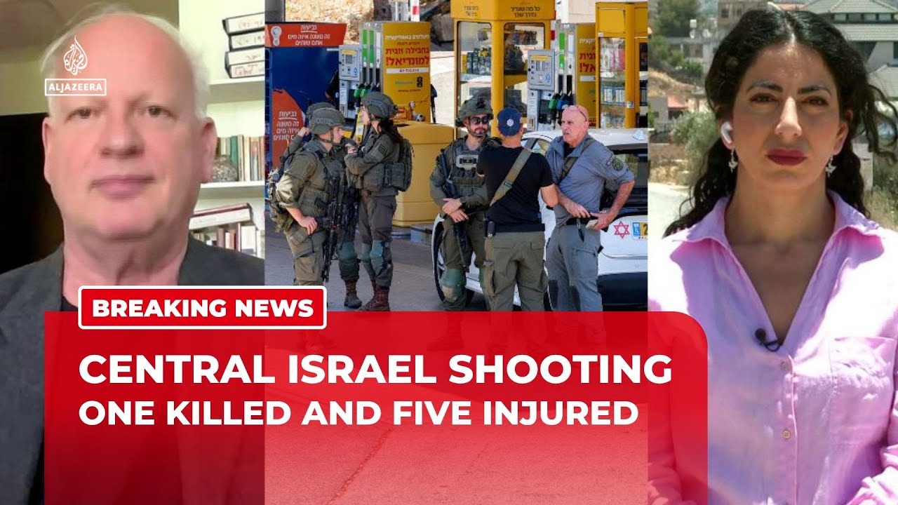 One killed, five injured in central Israel shooting as security forces kill two suspects