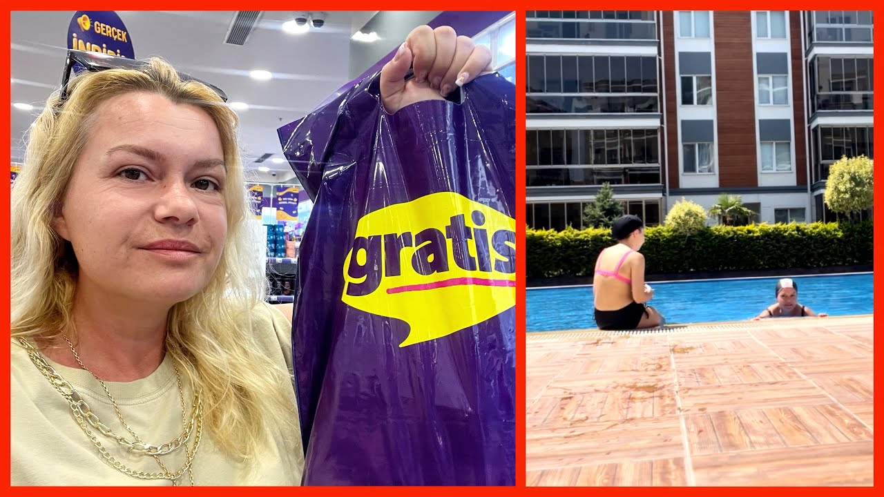 HAVUZ | ALIŞVERİŞ 🛍 2 Gün Ablamda kaldık | Dopdolu Vlog
