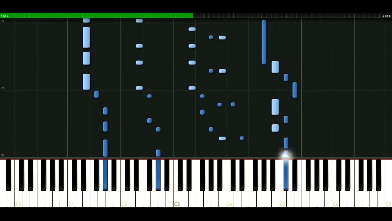 La Roux - In for the kill [Piano Tutorial] Synthesia | passkeypiano