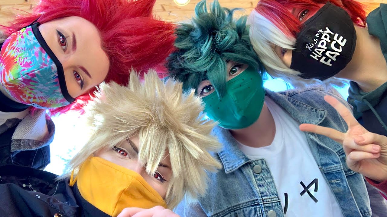 BAKU-SNOW SHOW DOWN [KiriBaku + TodoDeku]  COSPLAY OUTING | My Hero Academia Cosplay