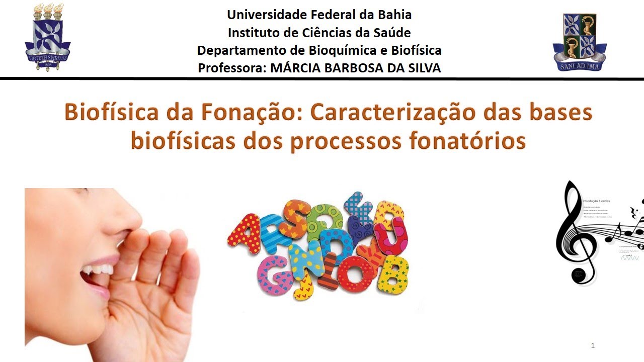 Biofísica da Fonação Parte 1