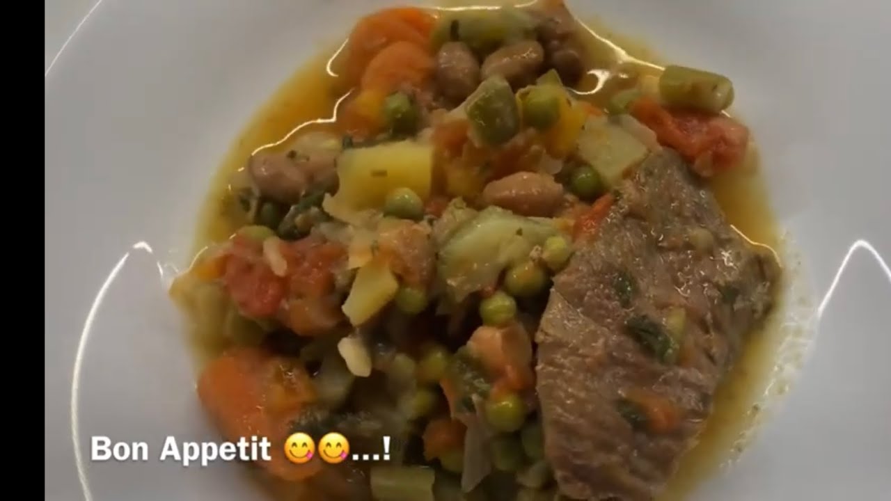 Gjelle me perime e mish vi&ccedil;i ne tenxhere Delimano/Turli me perime te ngrira e mish| mixet vegetables