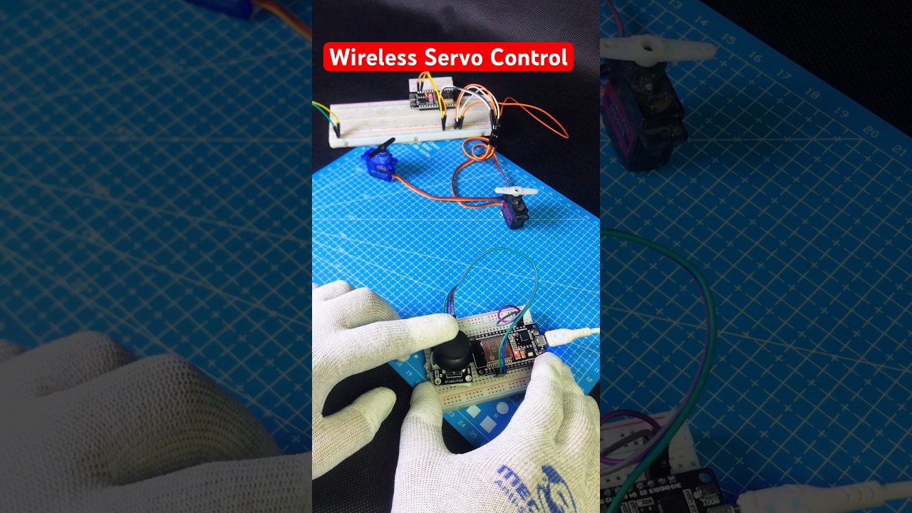 ESP32 Wireless Servo Control Using Joystick | DIY RC Setup 🔥