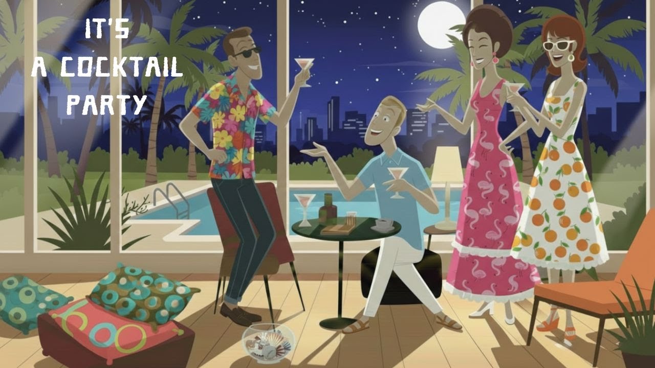 60’s Atomic Cocktail Lounge Music | Гламурная вечеринка у бассейна: Шикарный и свежий свинг