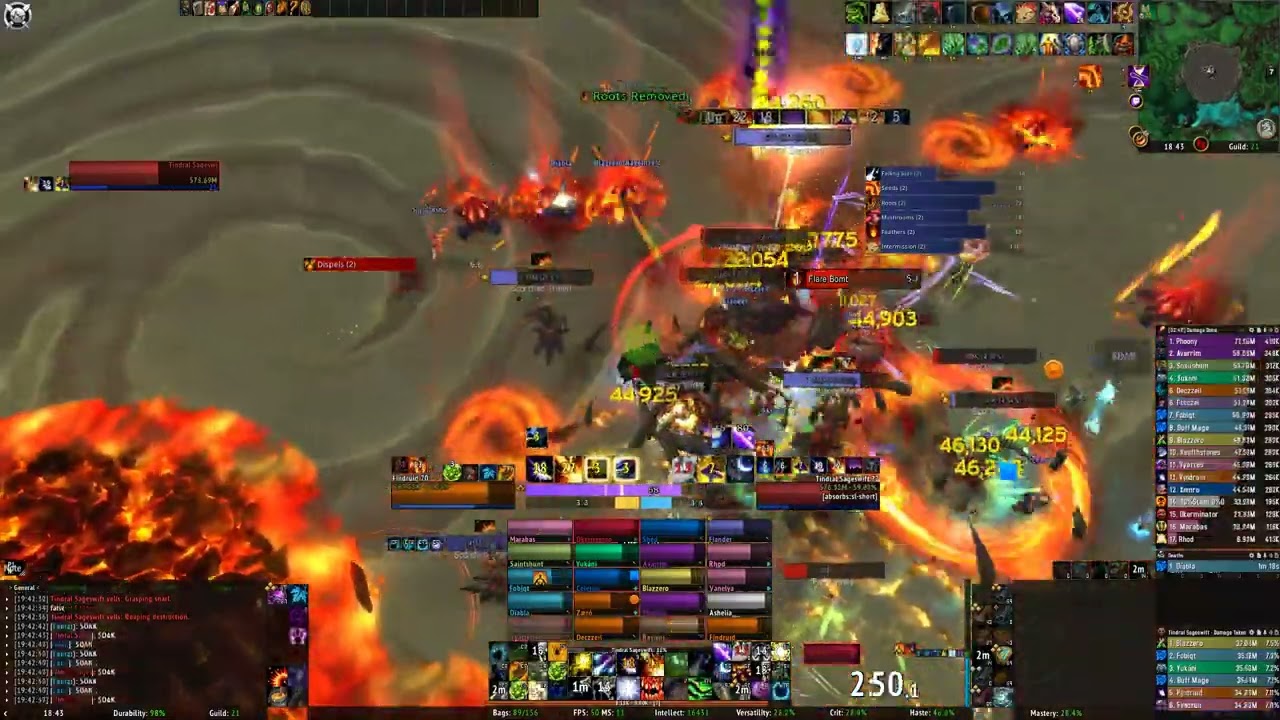 Mythic Tindral Sageswift - From Ashes First Kill - Balance Druid POV