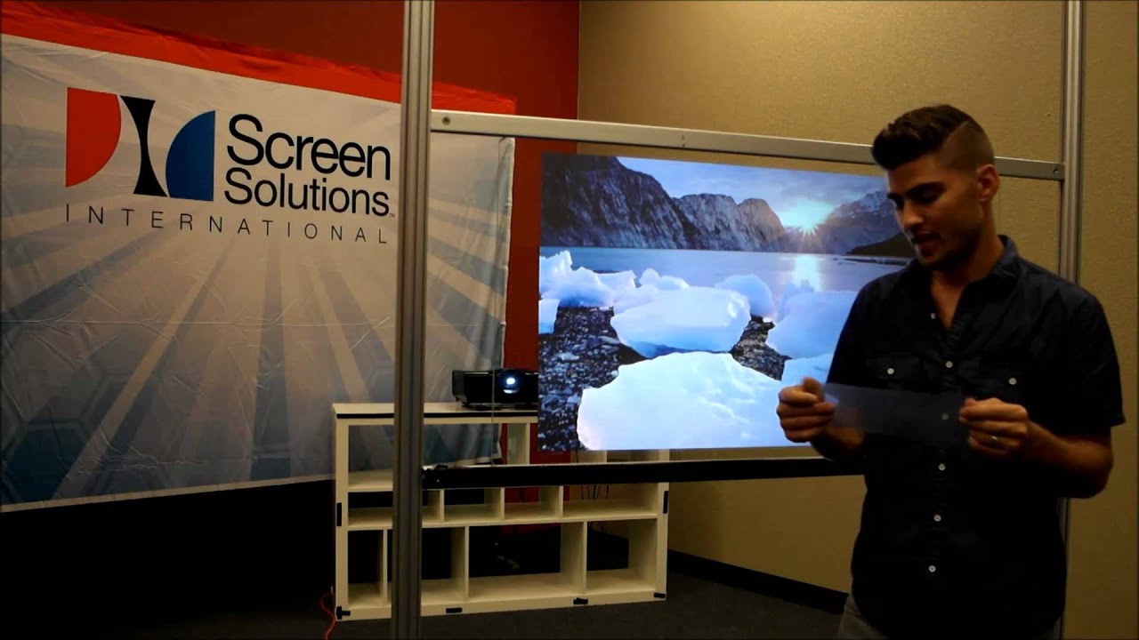 Transparent Rear Projection Films