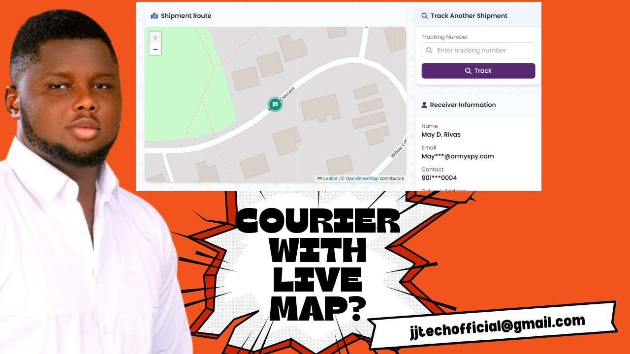How to Build a Shipping and Courier Website with RealTime Live Tracking Complete HTML CSS PHP Tutori