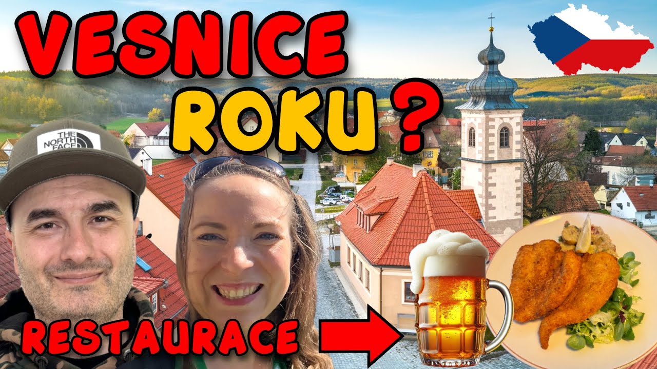 Oběd v Pivovaru Kulivá Hora a Průzkum Vesnice Třebotov! Český Venkov # 1