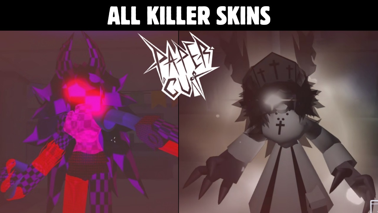 All Killer Skins Win - Roblox Paper Cut (FPE)