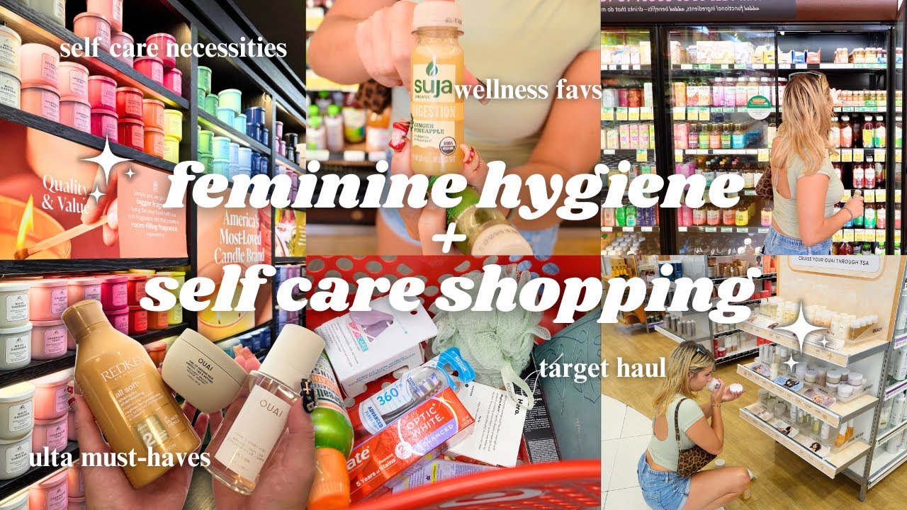 come self care + hygiene shopping w/ me✨ Ulta favs, hygiene restock, feminine tips + huge haul!