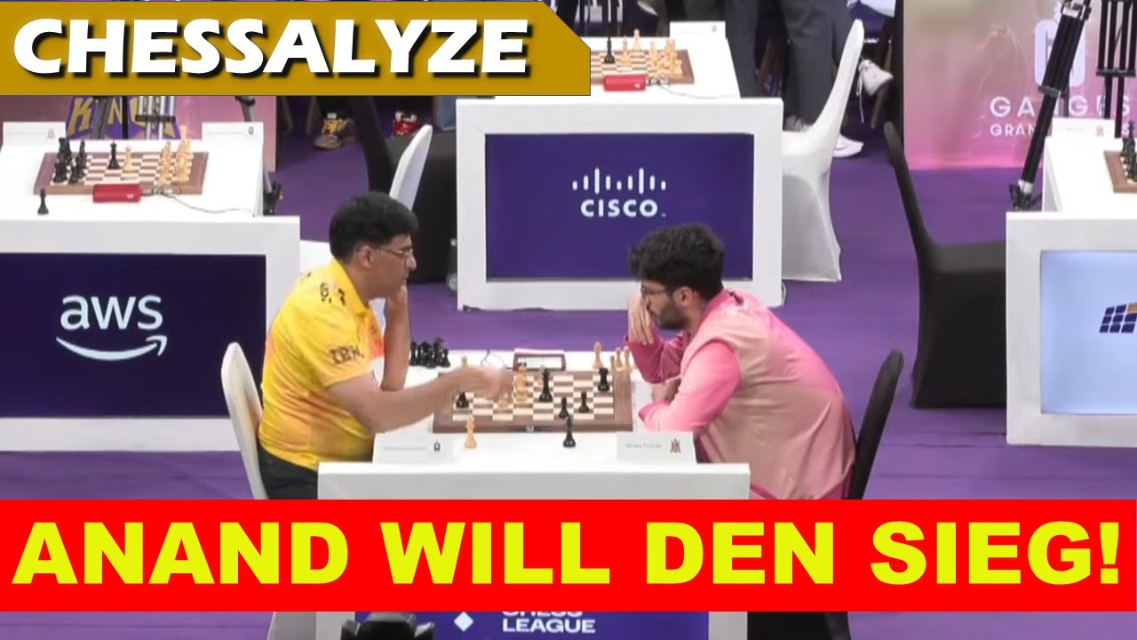 Überragendes Niveau! | Anand vs Firouzja | Global Chess League 2025 Tag 8