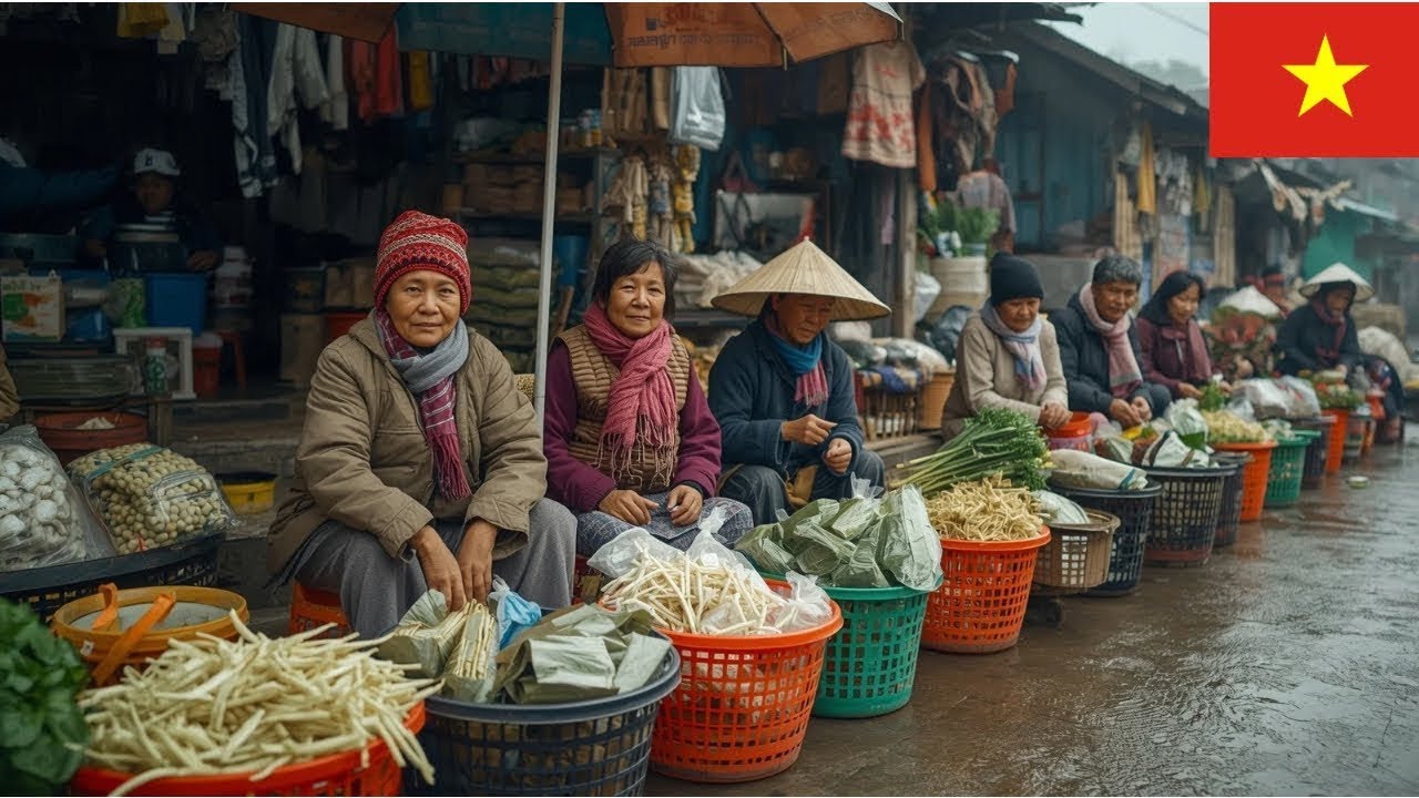Exploring the markets of Northwest Vietnam at the end of the year reveals many unique things.