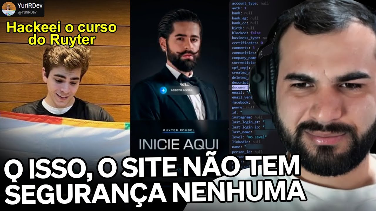 ELE HACKEOU O CURSO DO RUYTER E MOSTROU TODAS AS FALHAS | Cortes do Francisco