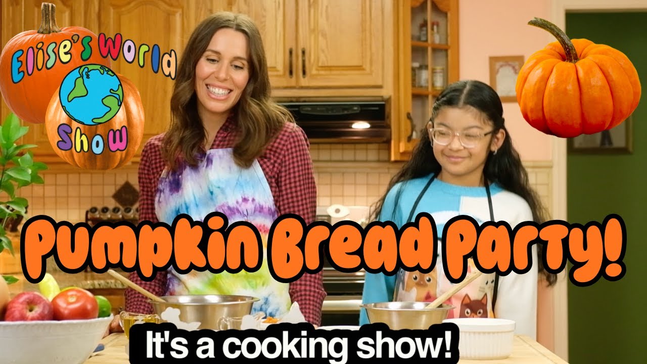 Pumpkin Bread Party! I Elise's World Show