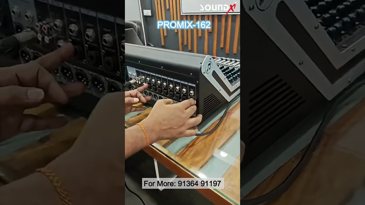 Soundx Promix-162 Professional Audio Mixer 