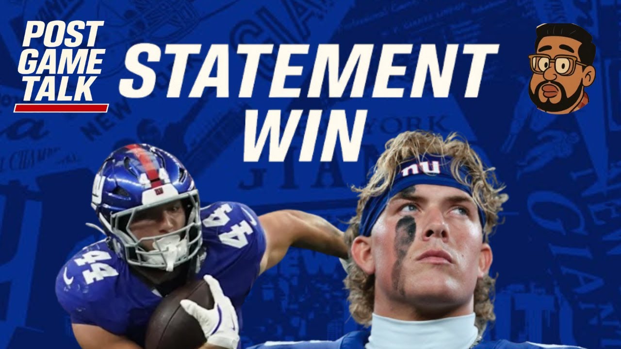 Giants EMBARRASS the Eagles in a statement WIN 34-17! | Featuring Aaron Kassman
