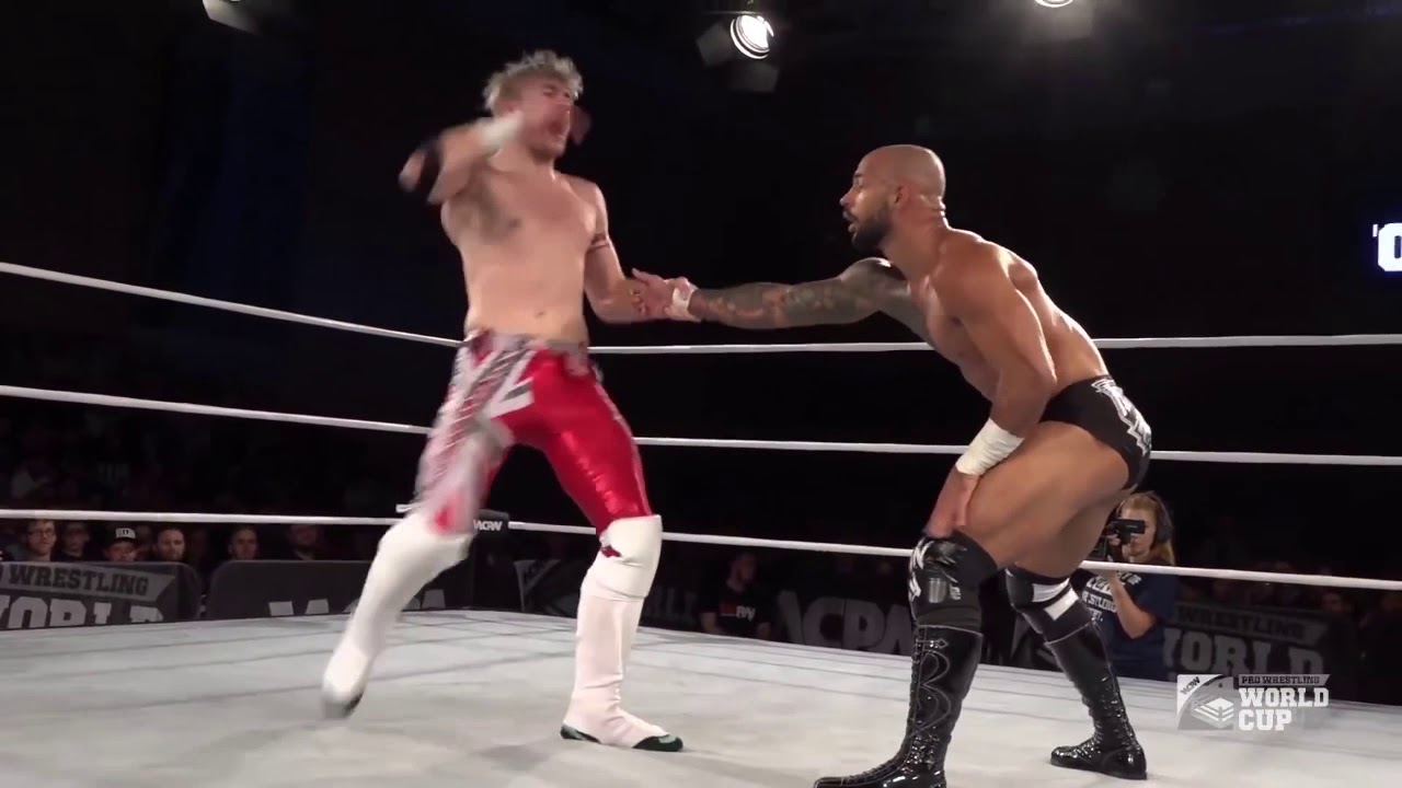 Will Ospreay vs Ricochet - WCPW (Pro Wrestling World Cup Semi Finals)