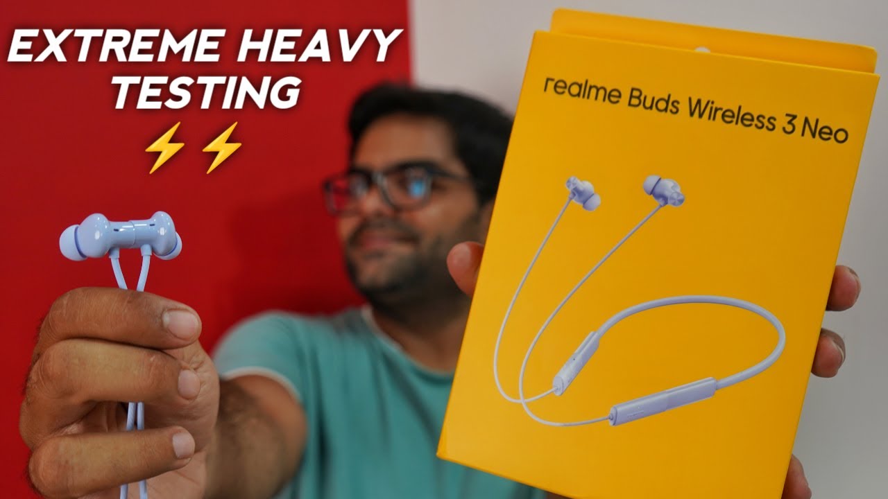 realme Buds Wireless 3 Neo Neckband Heavy Testing ⚡⚡ Best Neckband Under 1500 ??