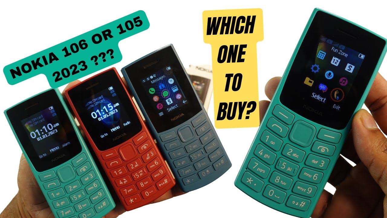 Nokia 106 2023: лучшее из обоих миров!