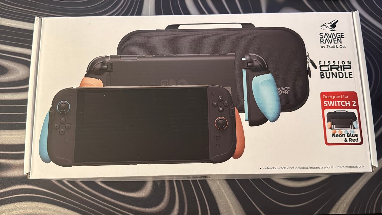This is the best switch 2 case! Unboxing savage raven fission grip case