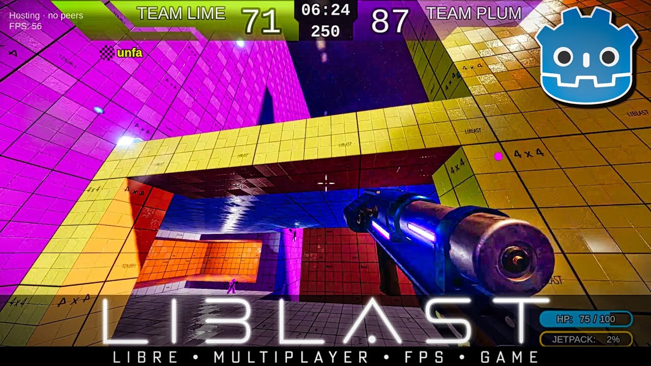 LIBLAST - Godot 4 'Unreal Tournament' Like Open Source Game Project