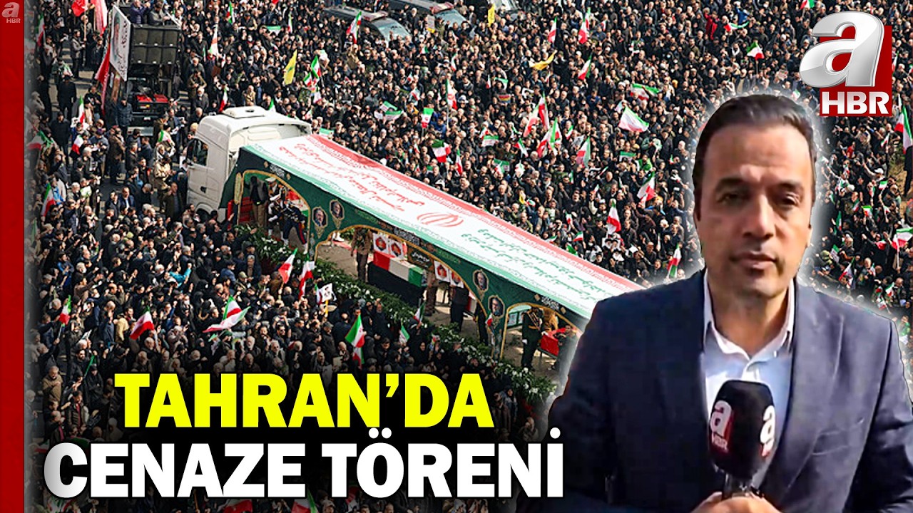 Tahran'da saldırılarda hayatını kaybeden general ve askerler için cenaze töreni | A Haber