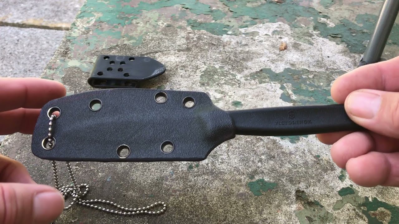 Neck Knife Kydex Sheath for Victorinox, designed by Jason Stone