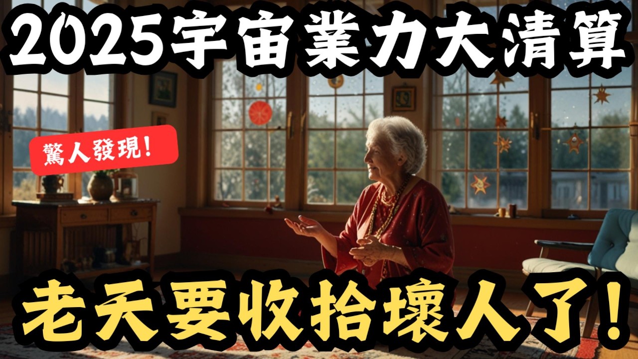 2025年只是開始，宇宙業力大清算！老天要收拾一批壞人了，你失去的一切都將歸還！