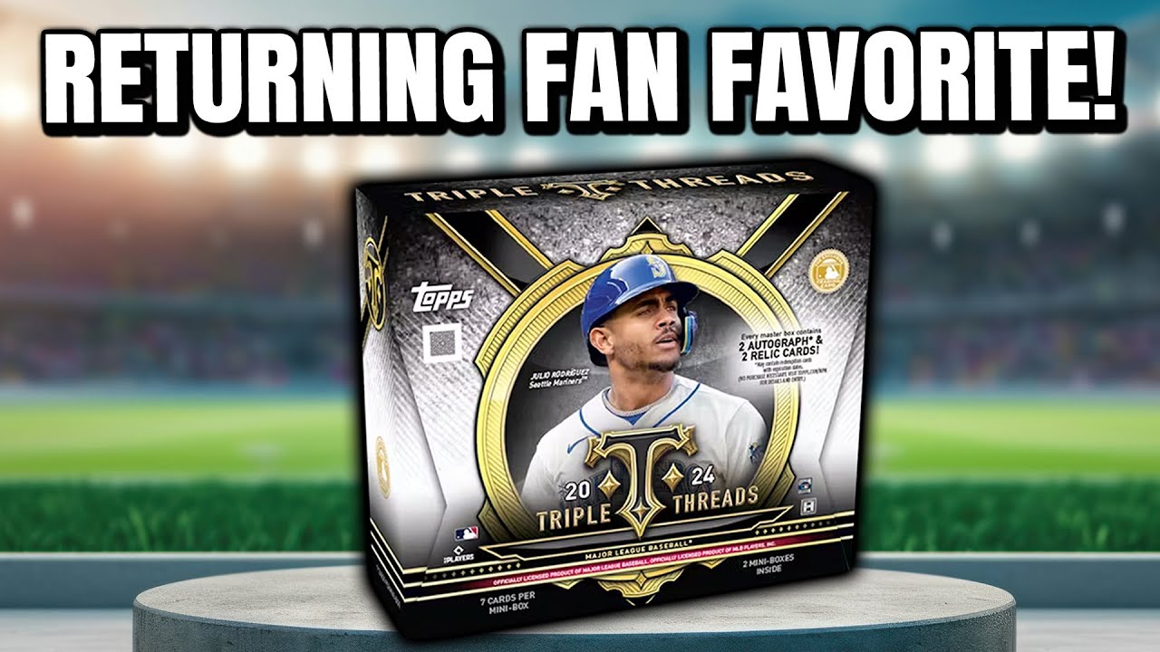 LOOK WHO'S BACK!!!! | 2024 Topps Triple Threads Hobby Box Review